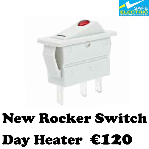 New Rocker Switch Day Heater