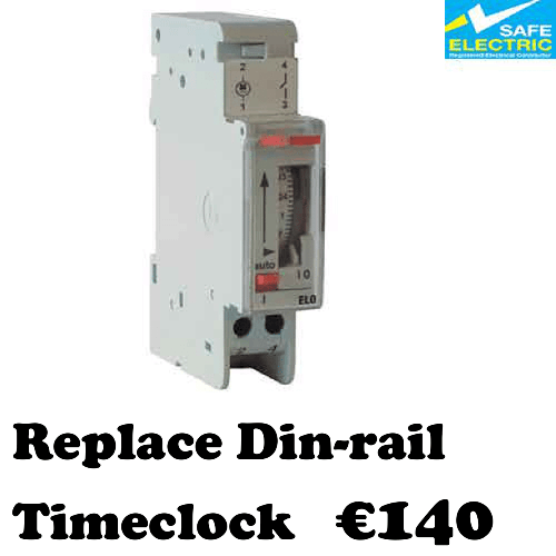 Replace Din-rail Timeclock