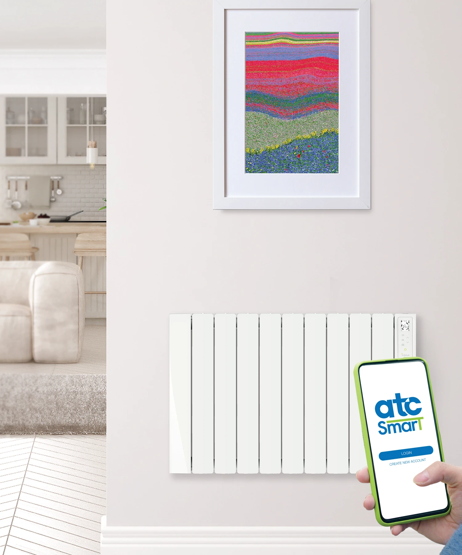 Control your heating system from your tablet, smartphone or computer with the Lifestyle WI-Fi Electric Radiators Replacement Service Dublin